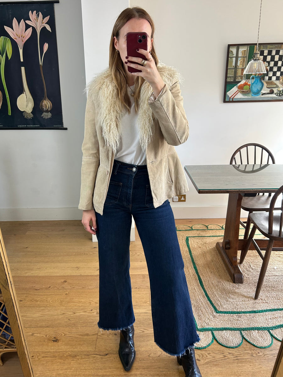 Mongolian Fur Blazer - S