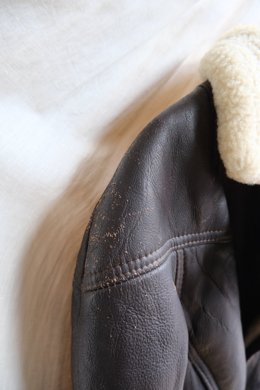 Sheepskin Leather Aviator - S