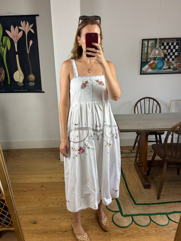 Reworked Embroidered Dress - UK 8