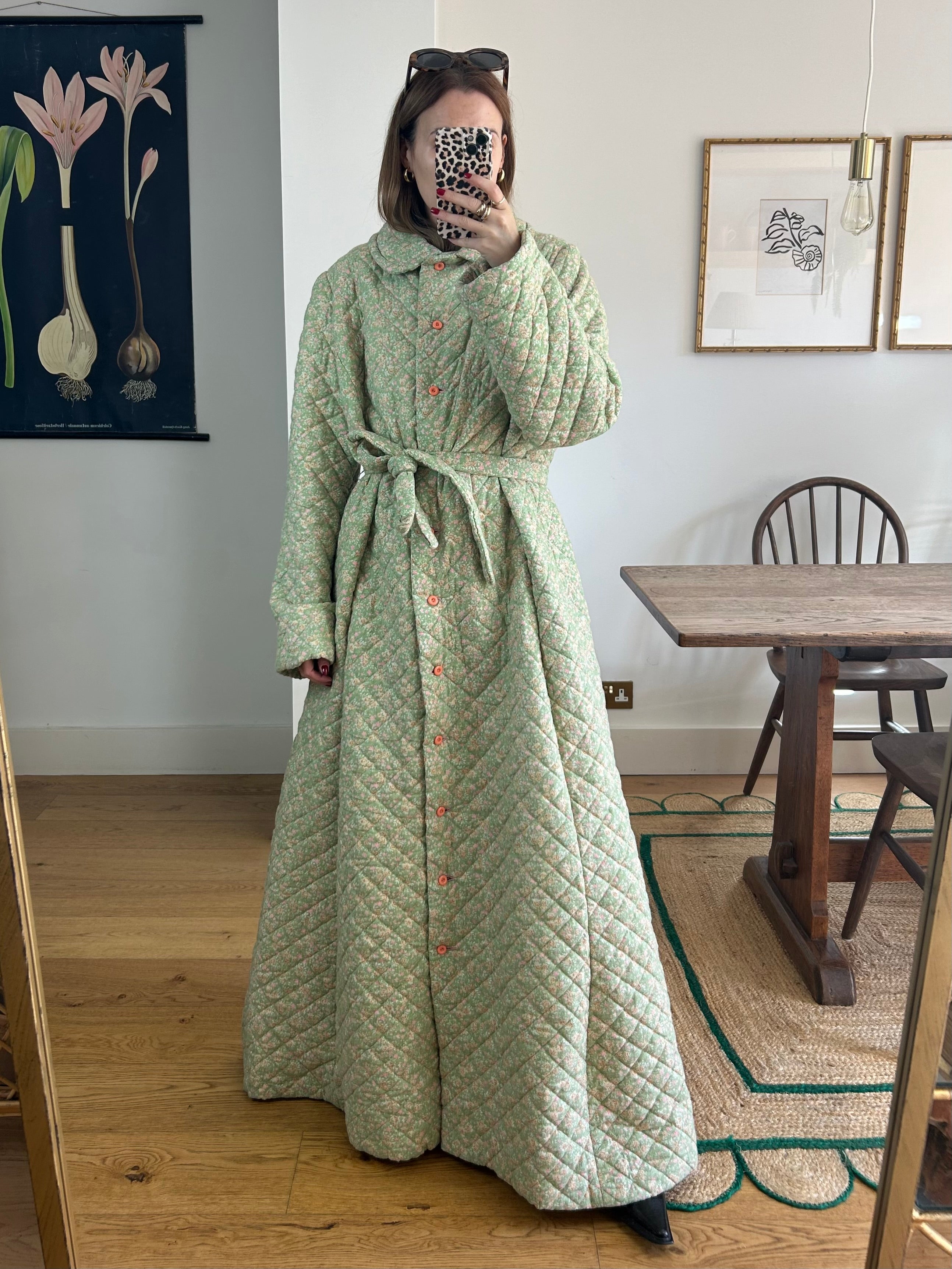 Green housecoat online