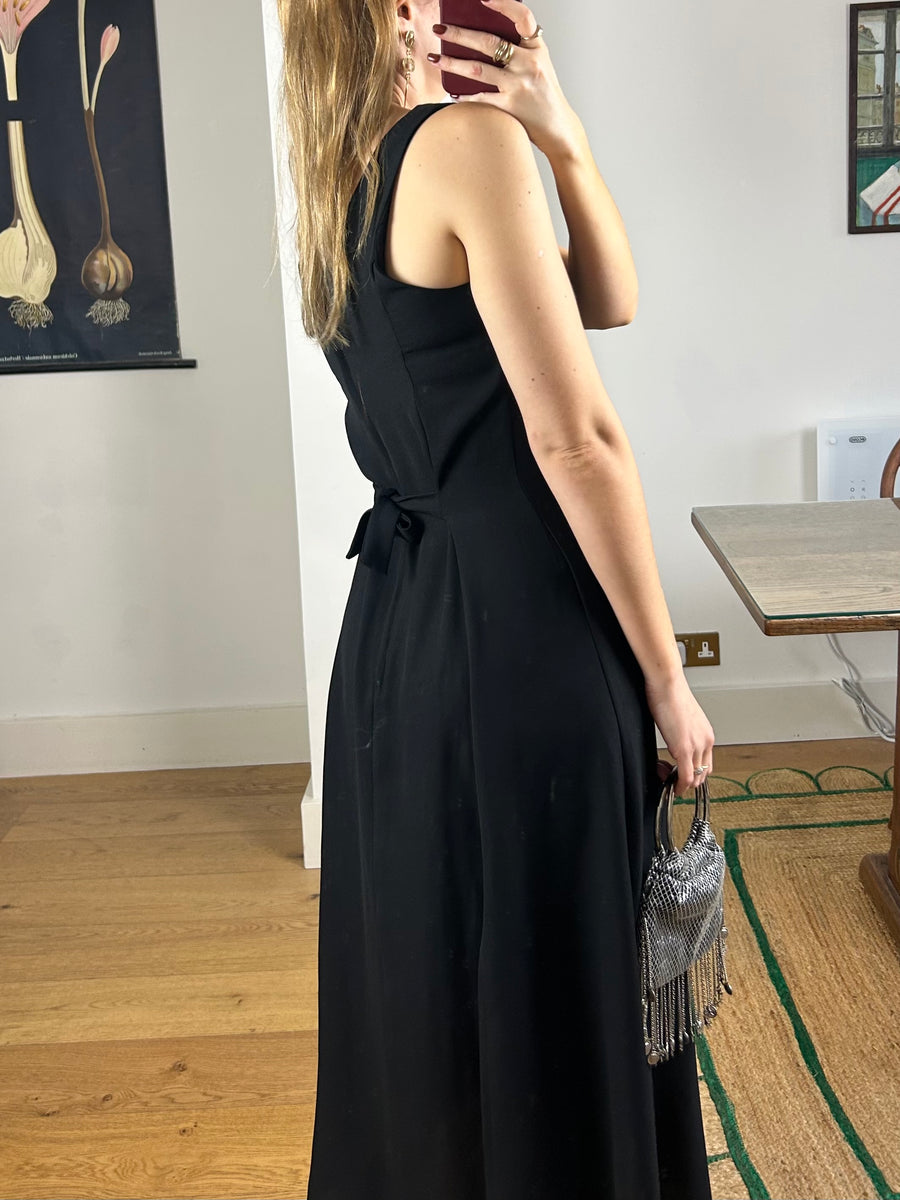 Black Midi Dress - UK 12