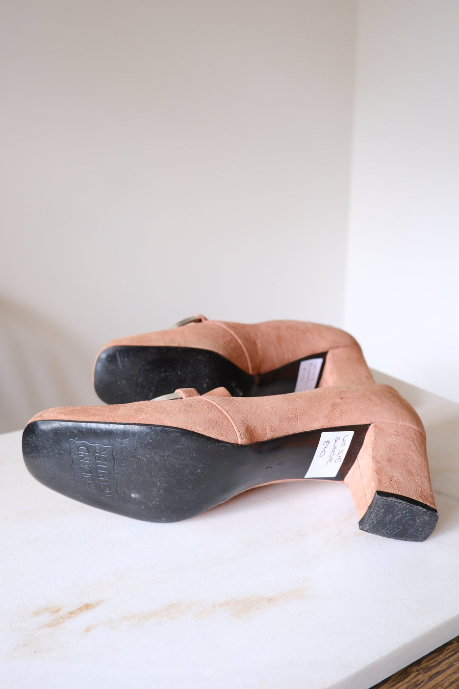 Pink Suede Loafers - UK 5