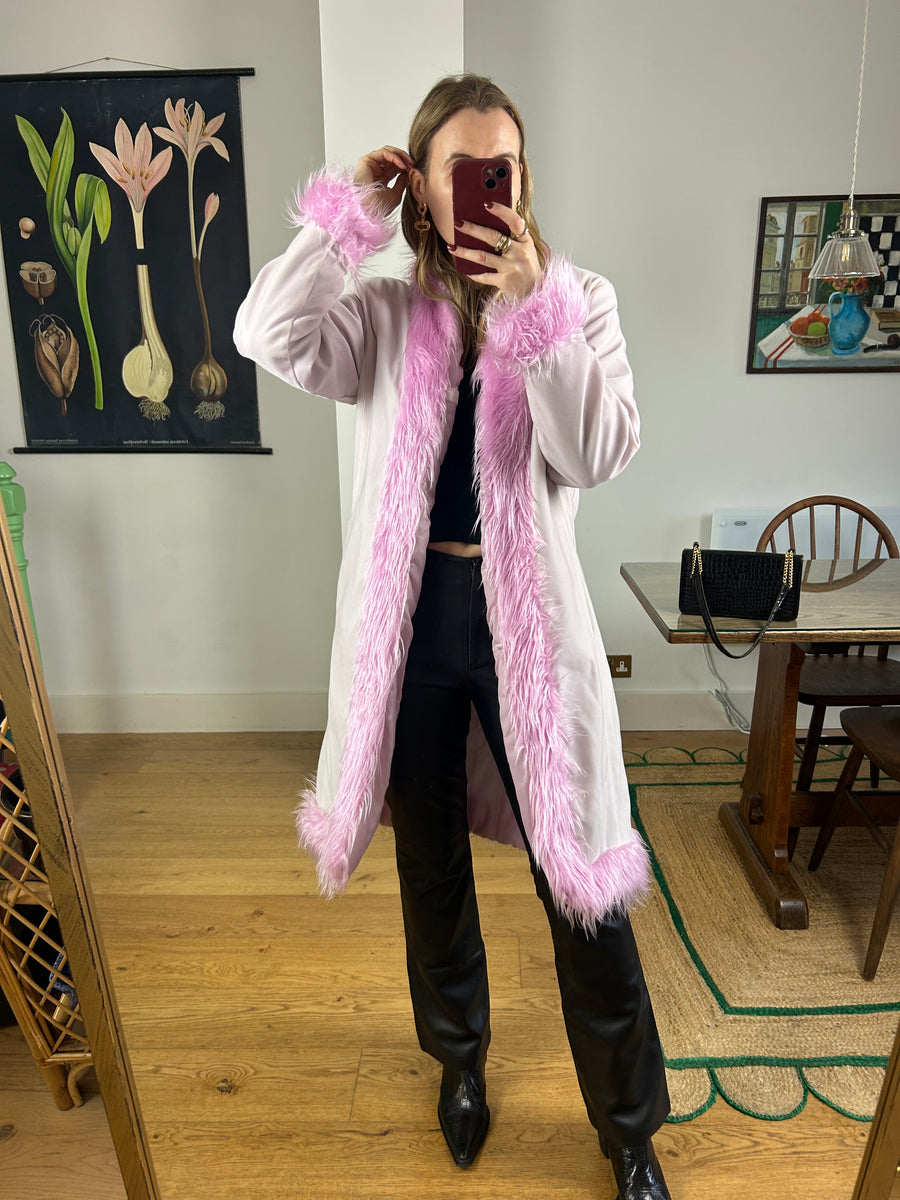 Pink Penny Lane Coat - S/M