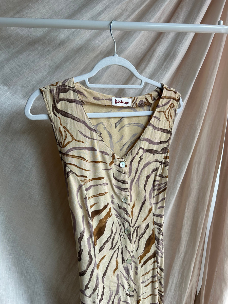 Animal Print Dress - UK 12