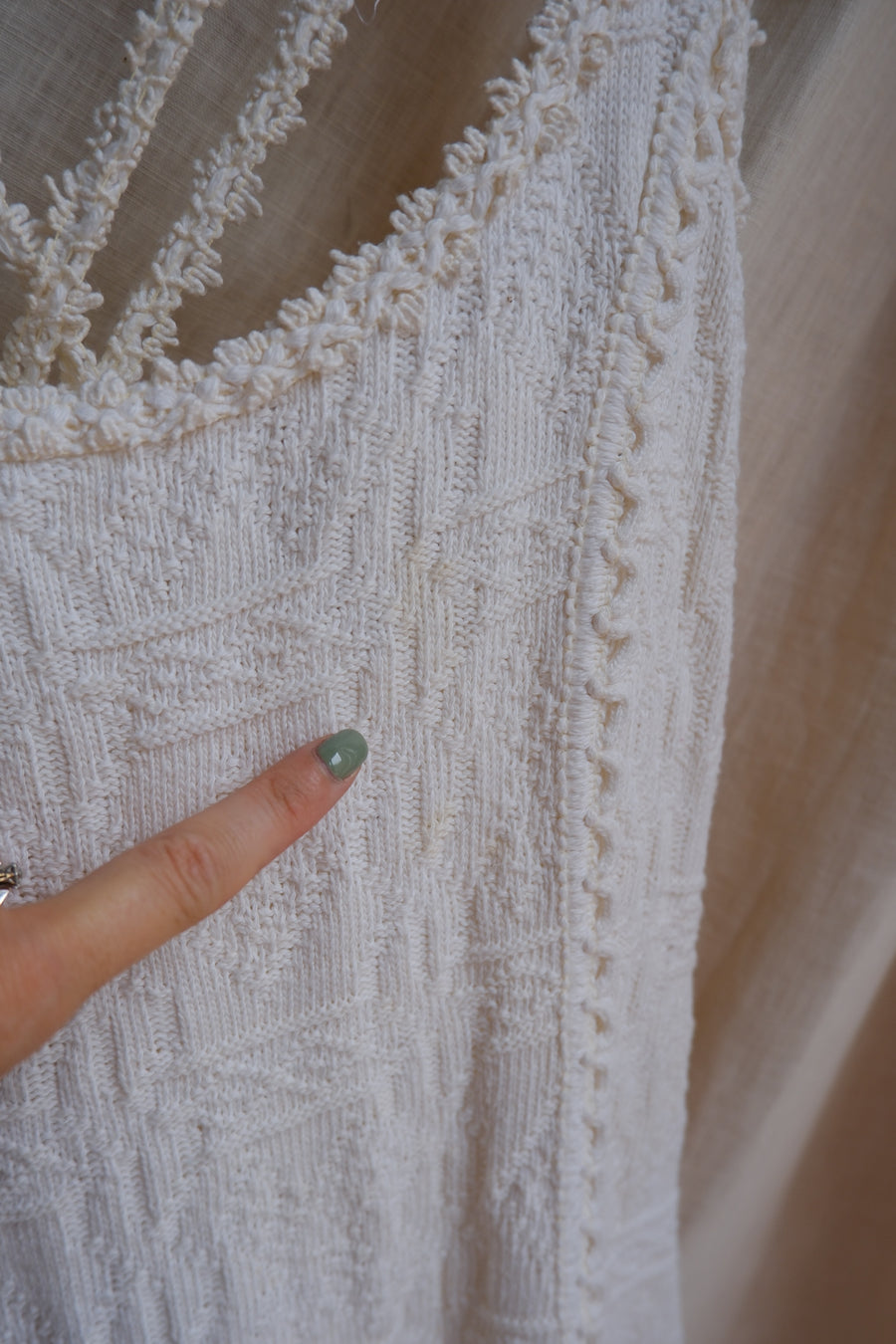 Cotton Knit Dress - UK 6-10