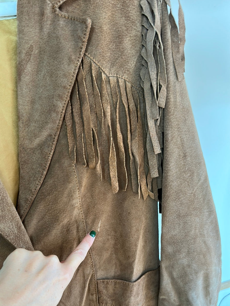 Suede Tassel Jacket - S