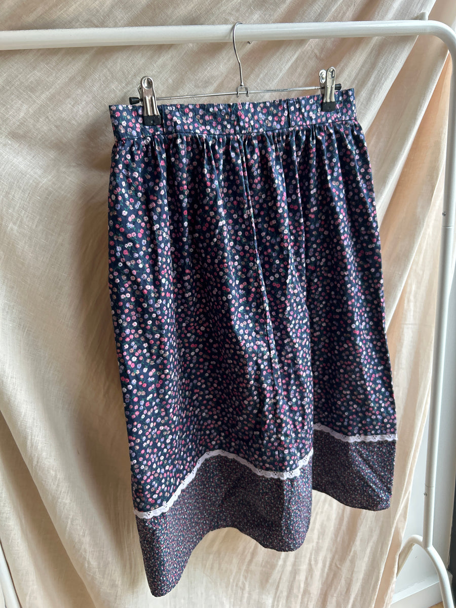 Cotton Floral Skirt - UK 8