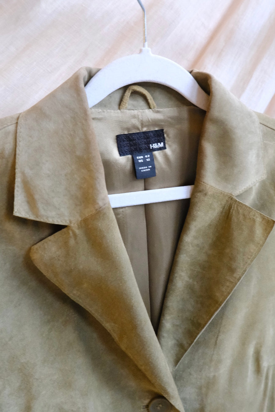 Green Suede Jacket - S/M