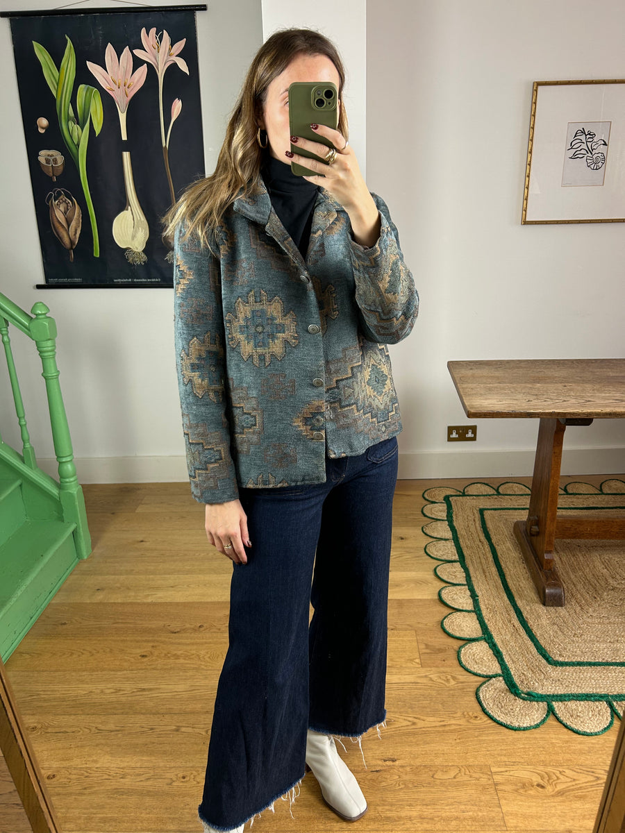 Tapestry Aztec Jacket - M