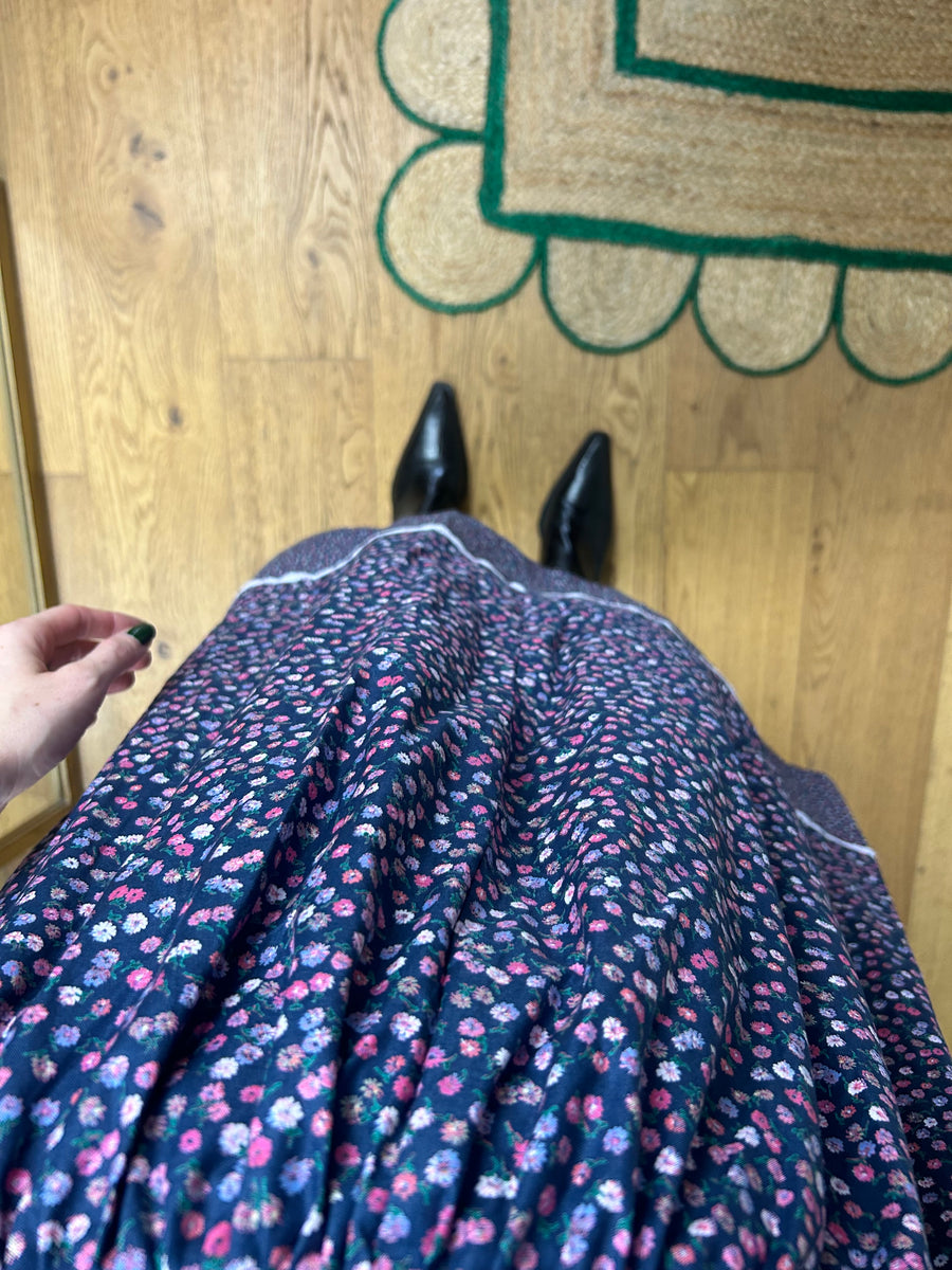 Cotton Floral Skirt - UK 8
