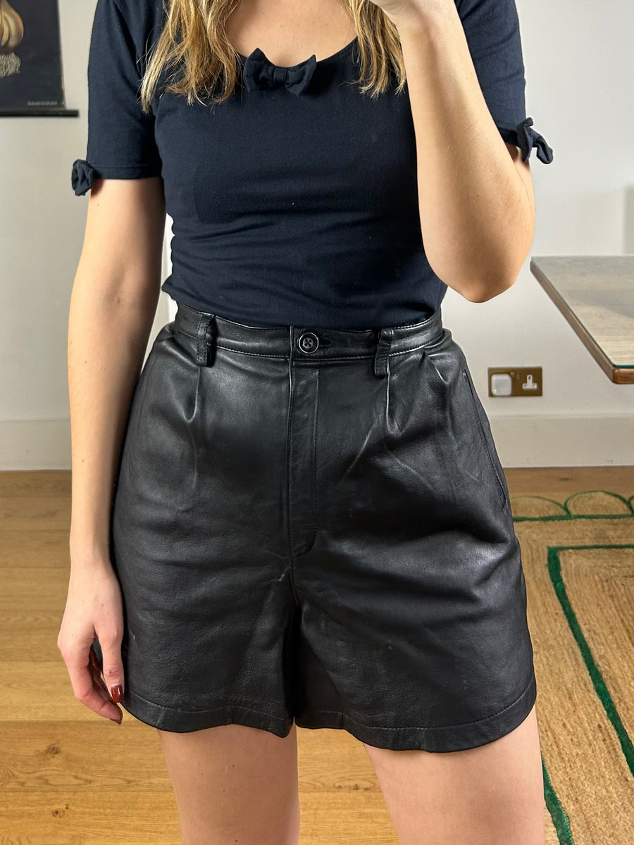 Leather Shorts - UK 12/14