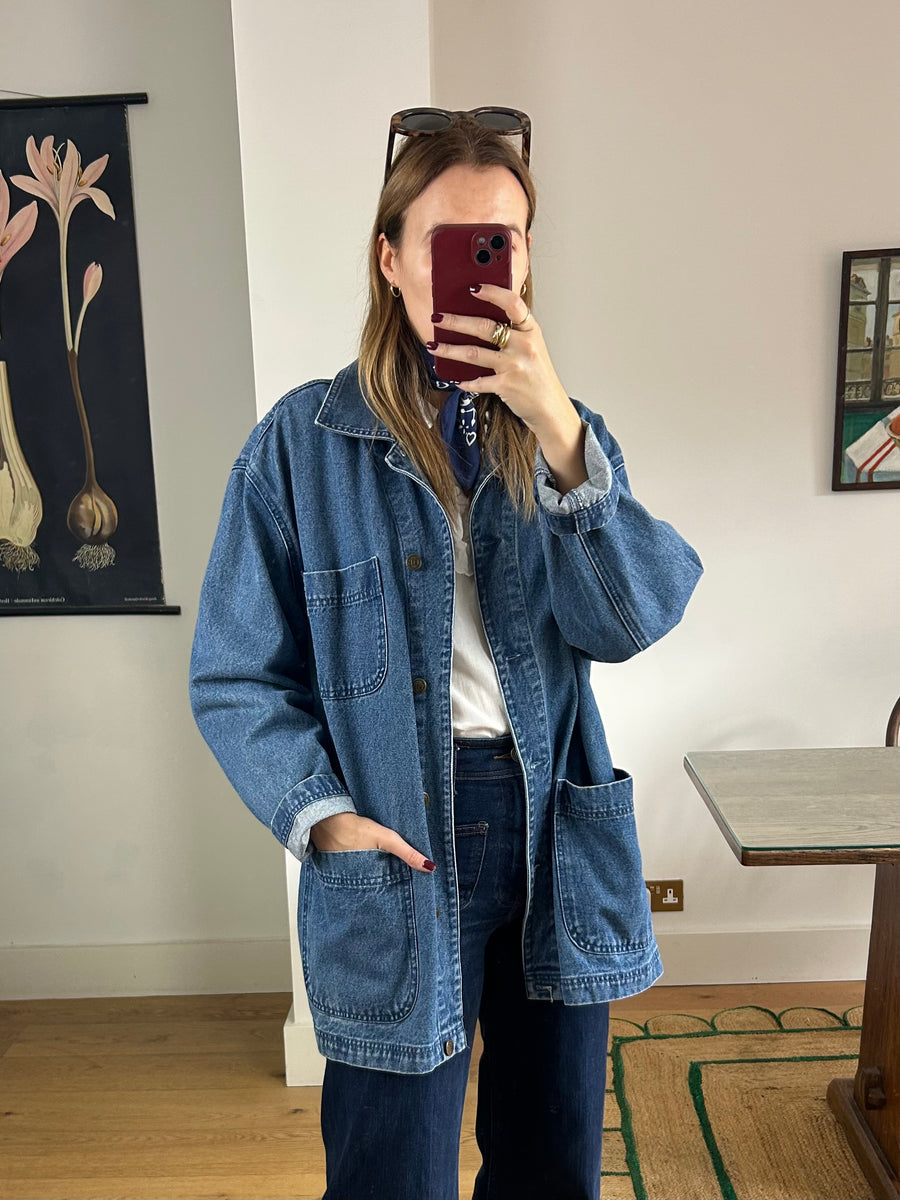 Denim Chore Jacket - L