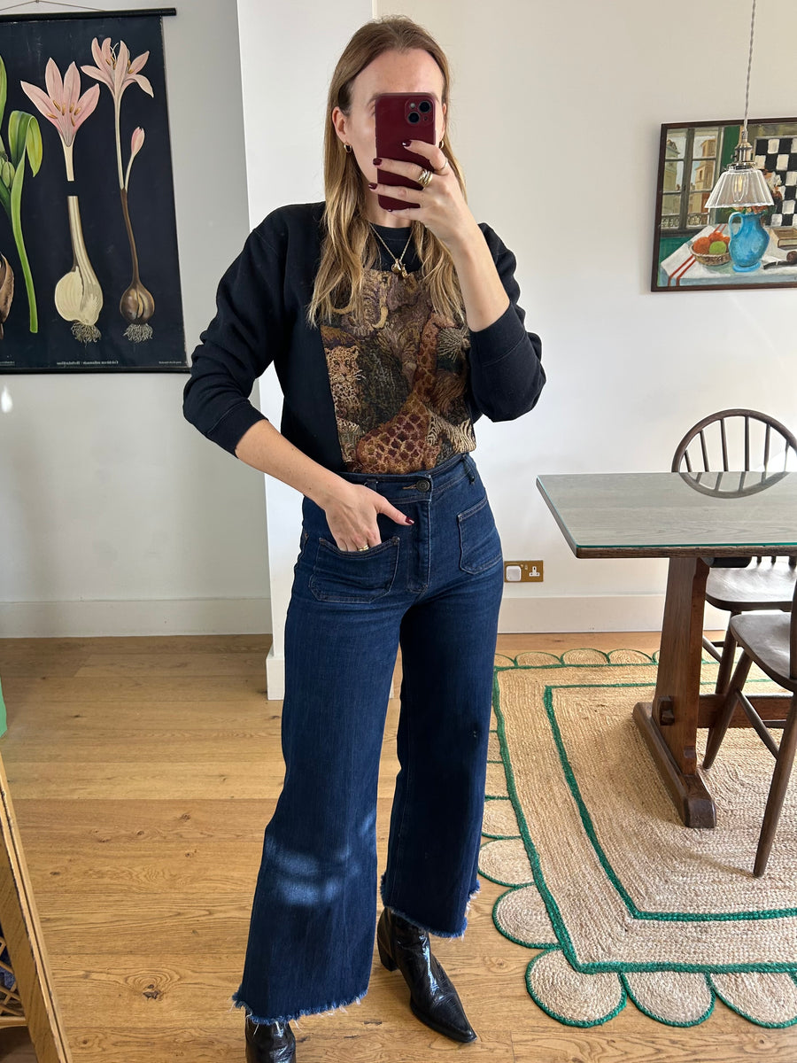 Animal Tapestry Sweatshirt - S