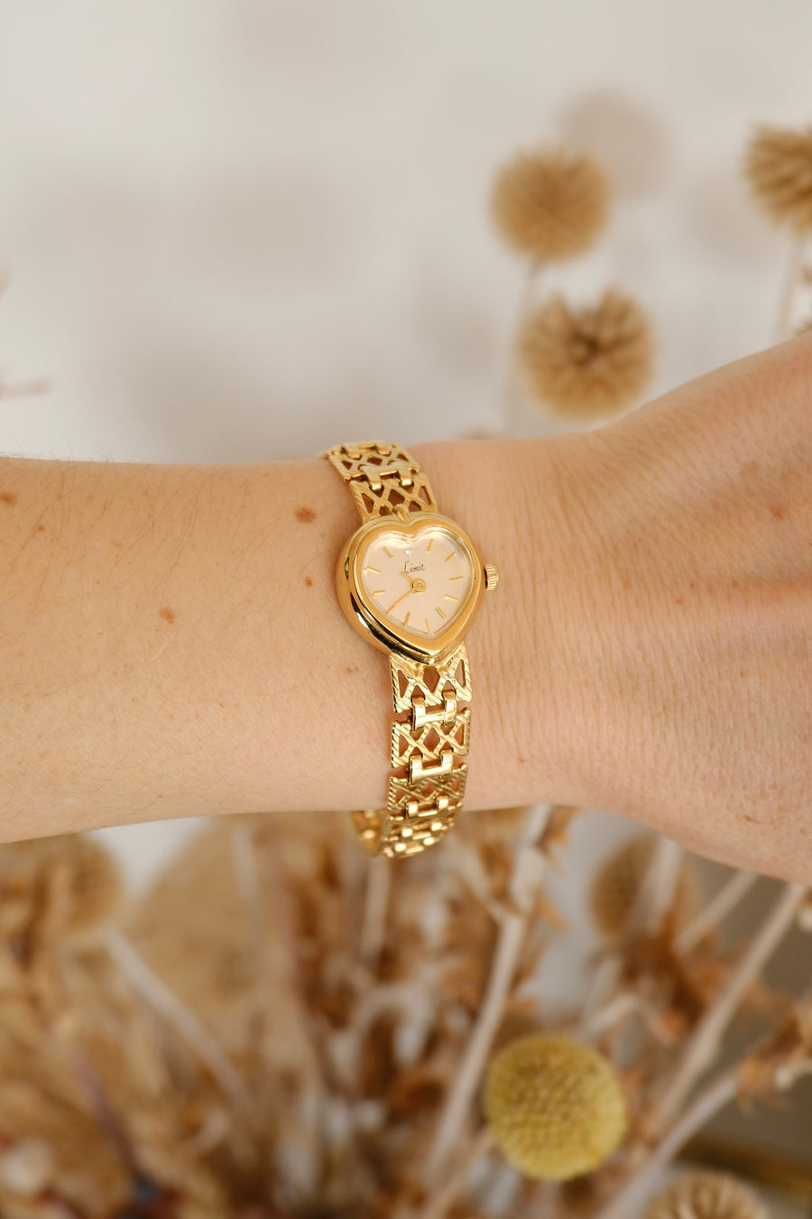 Limit Gold Plated Heart Watch