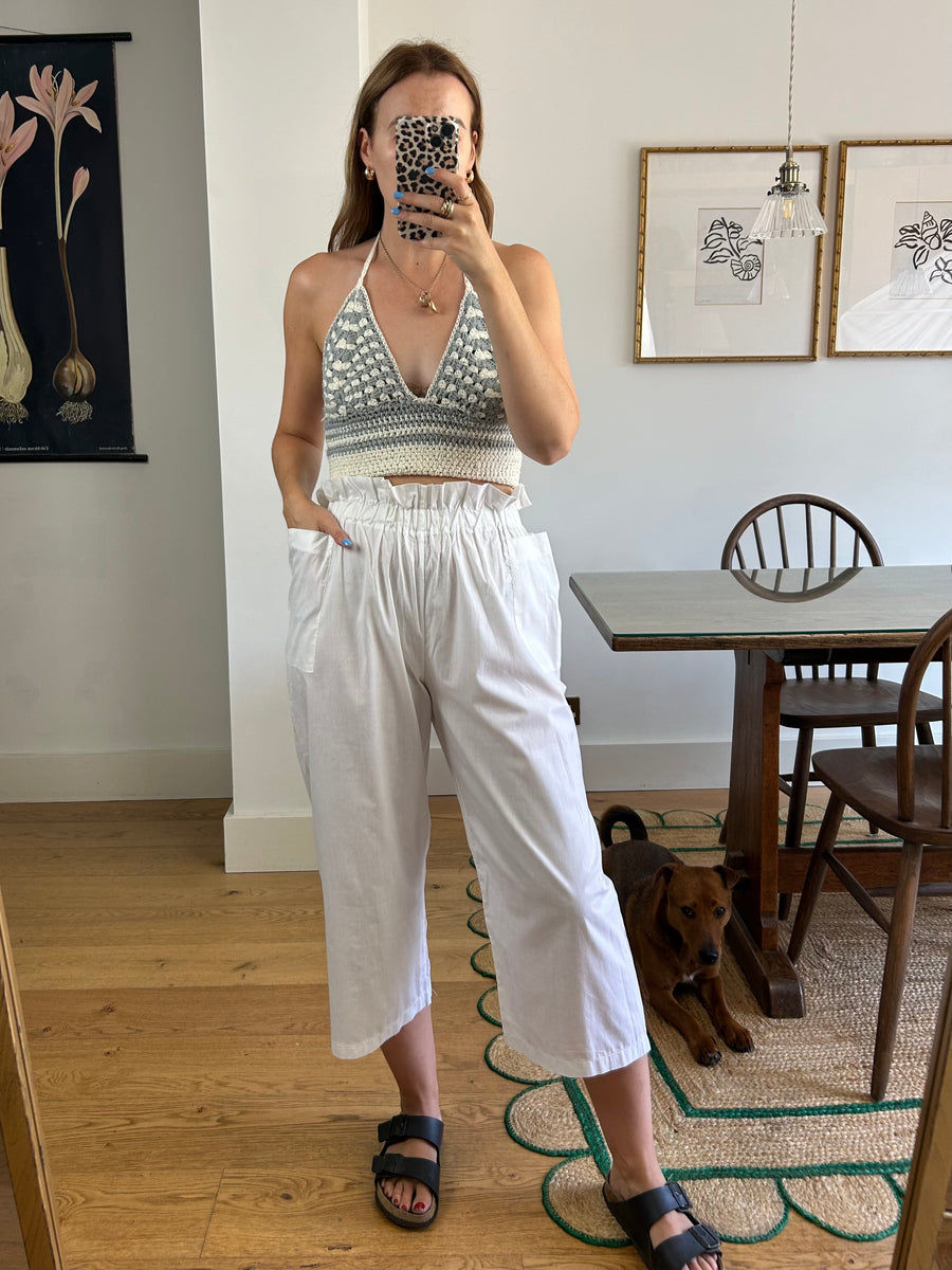 Crochet Crop Top - M