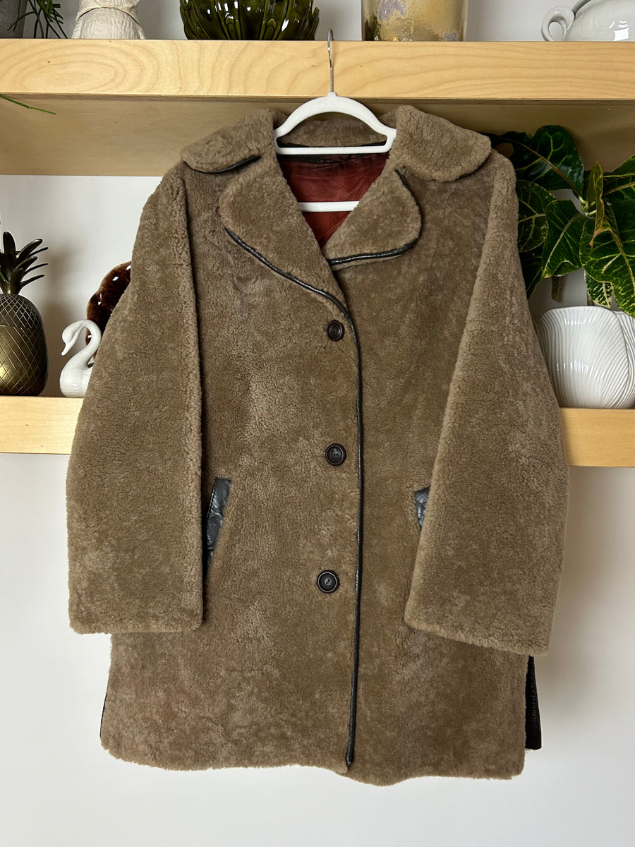 Sheepskin Teddy Coat - S/M