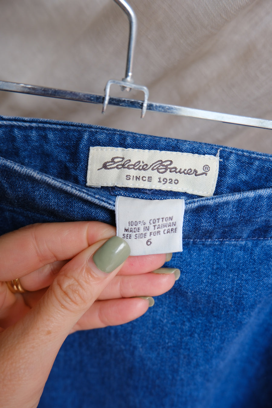 Denim Maxi Skirt - UK 10