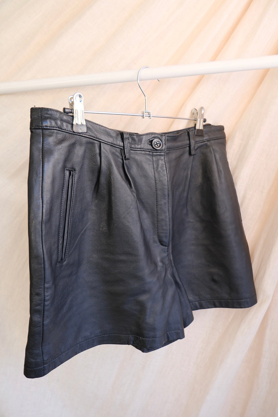 Leather Shorts - UK 12/14