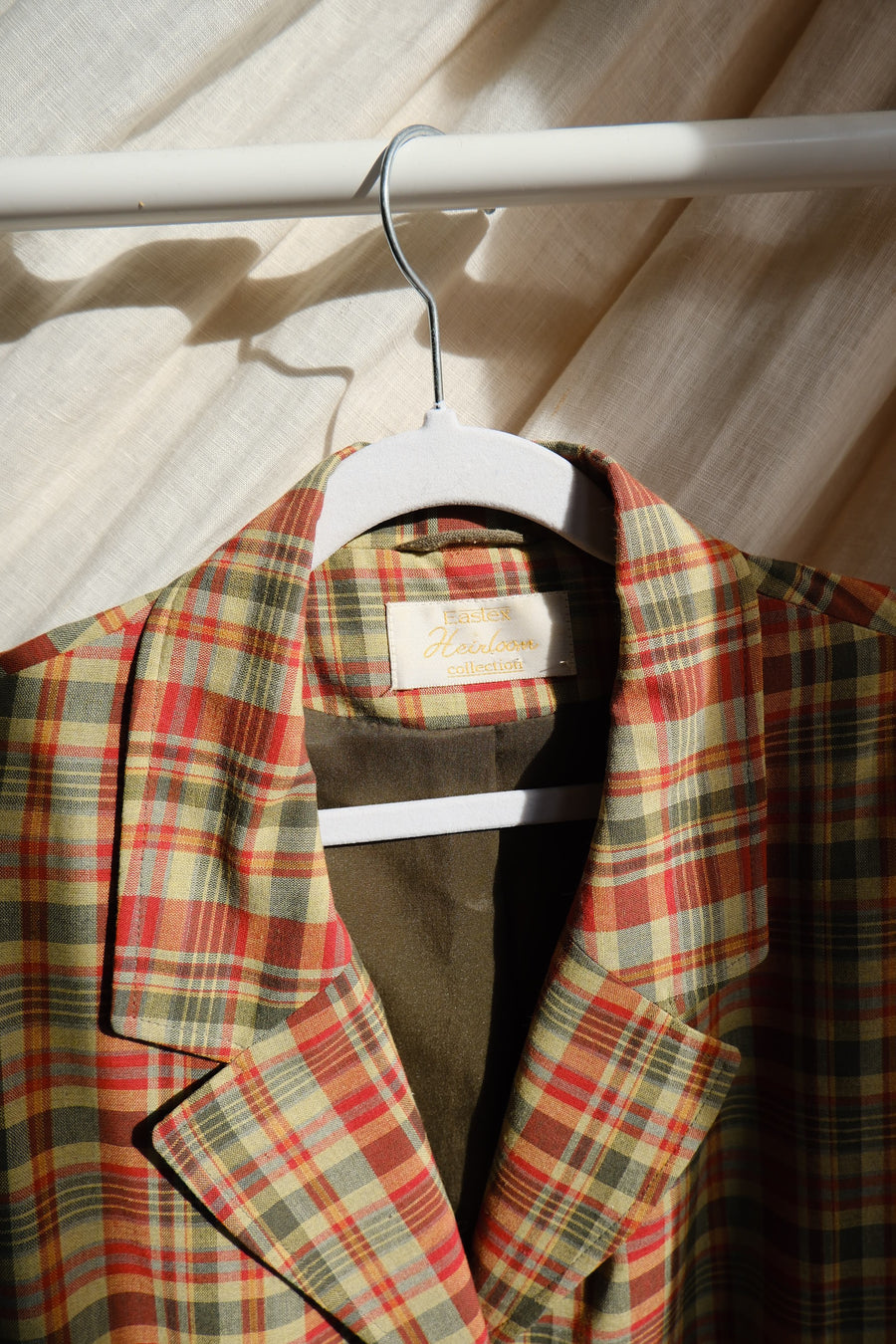 Autumnal Check Blazer - L