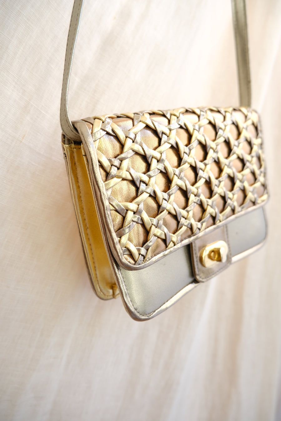 Woven Metallic Bag