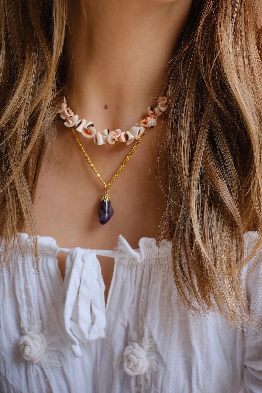 Amethyst Pendant Necklace