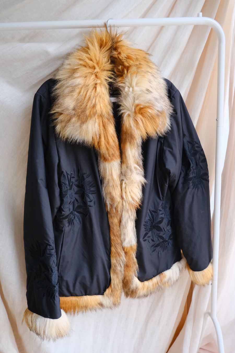 Embroidered Penny Lane Coat - S-M