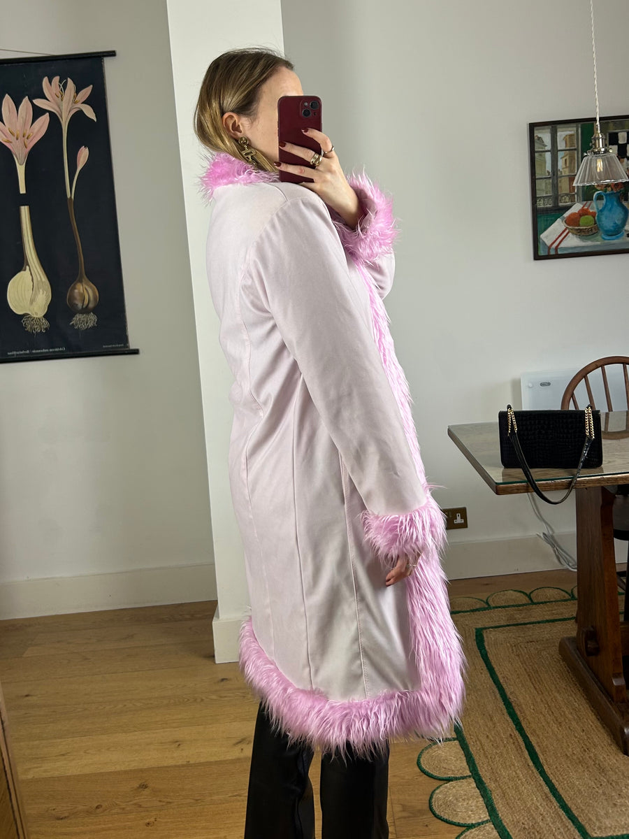 Pink Penny Lane Coat - S/M