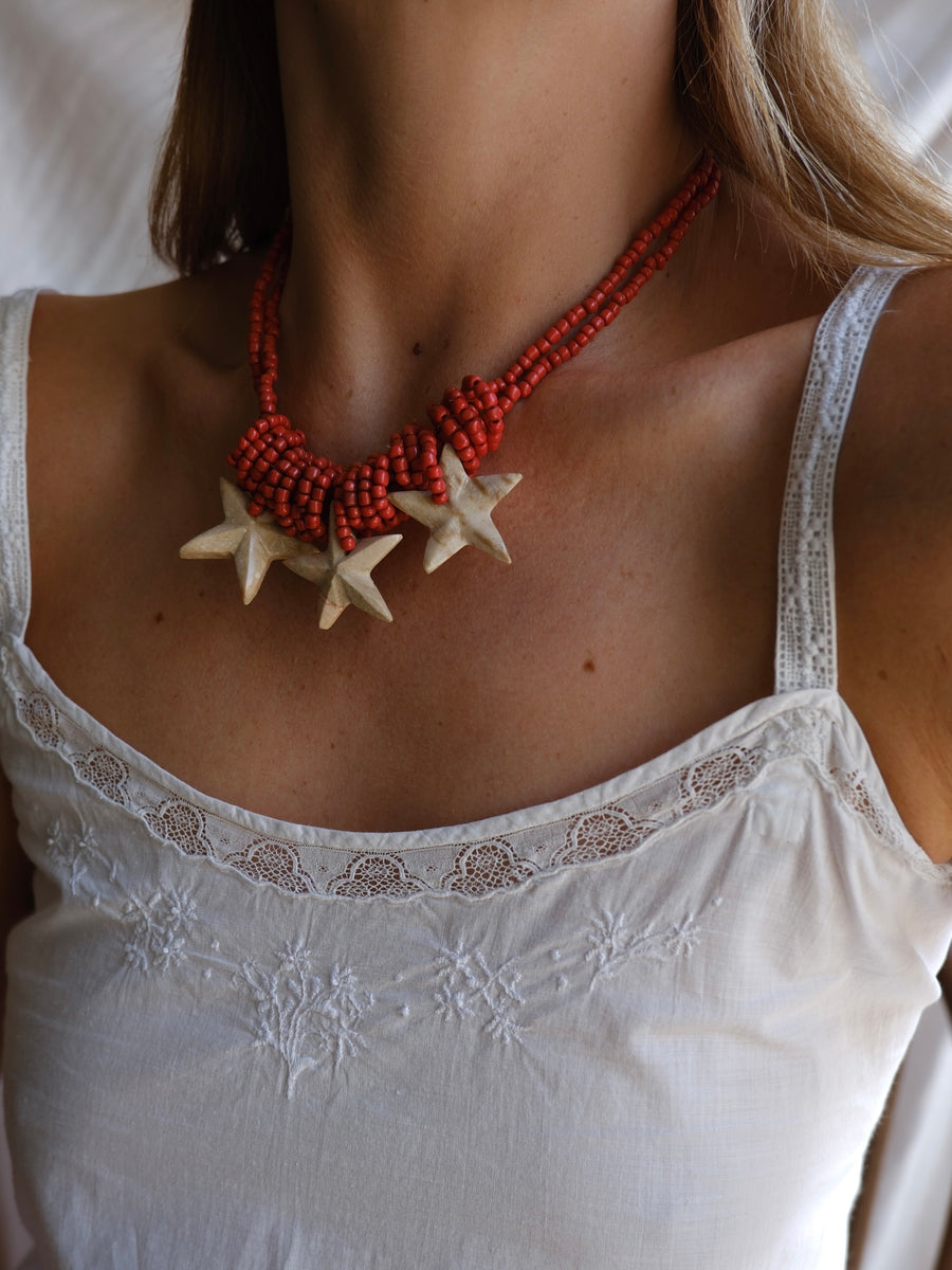Bead Star Necklace