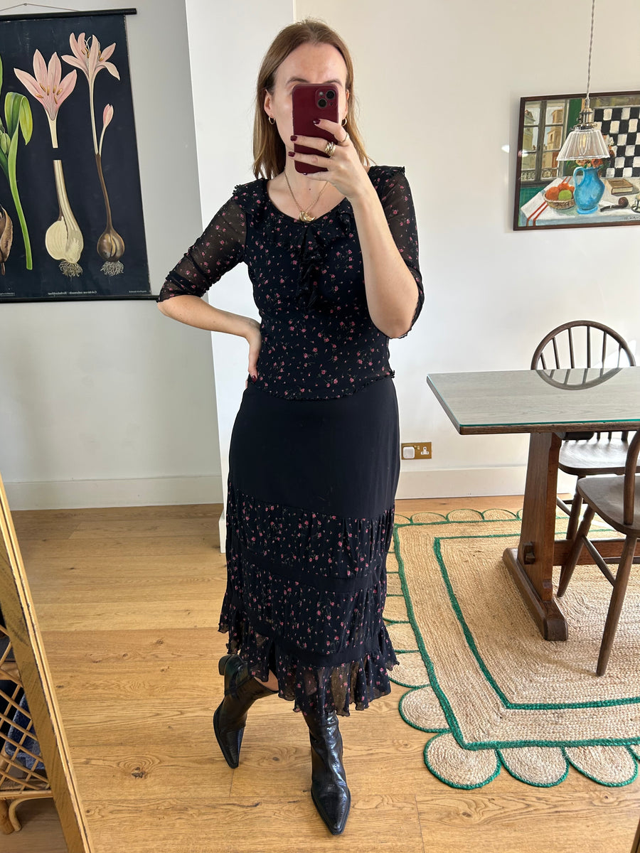 Rose Floral Co-Ord - UK 8