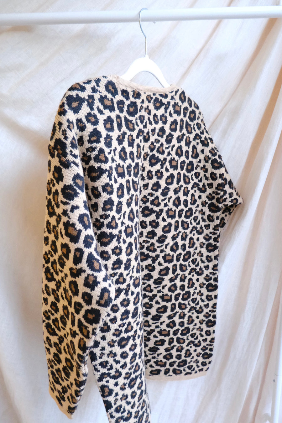 Leopard Knit Jumper - S