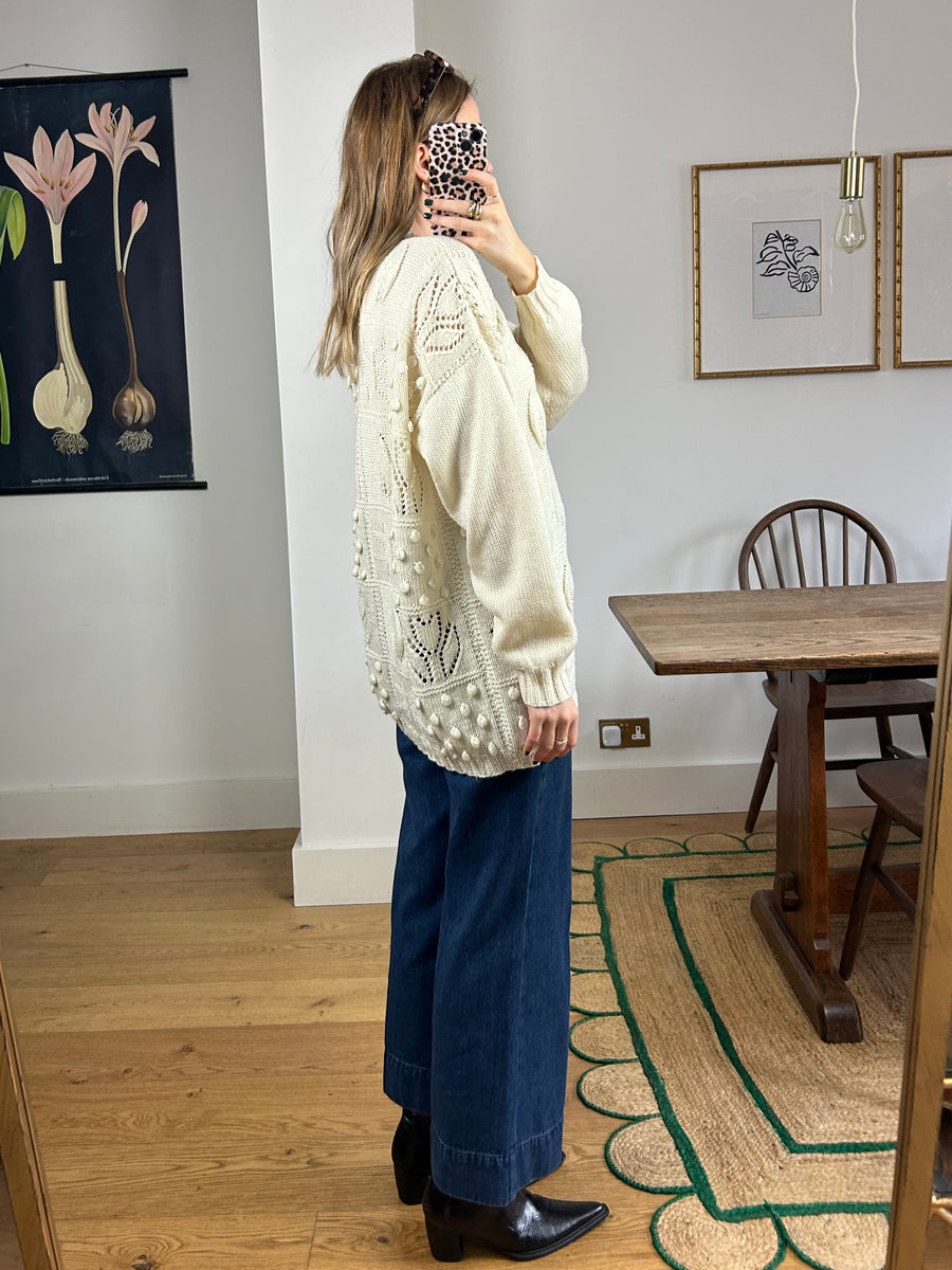 Pattern Knit Jumper - L