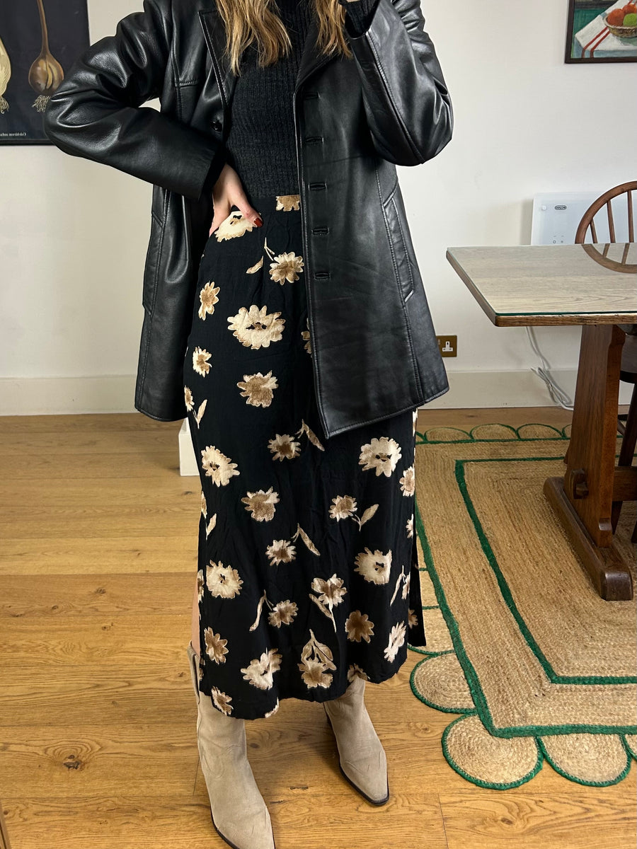 Floral Midi Skirt - UK 10
