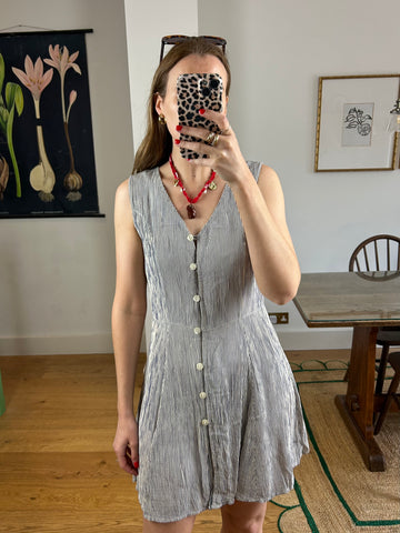 Striped Mini Dress - UK 10