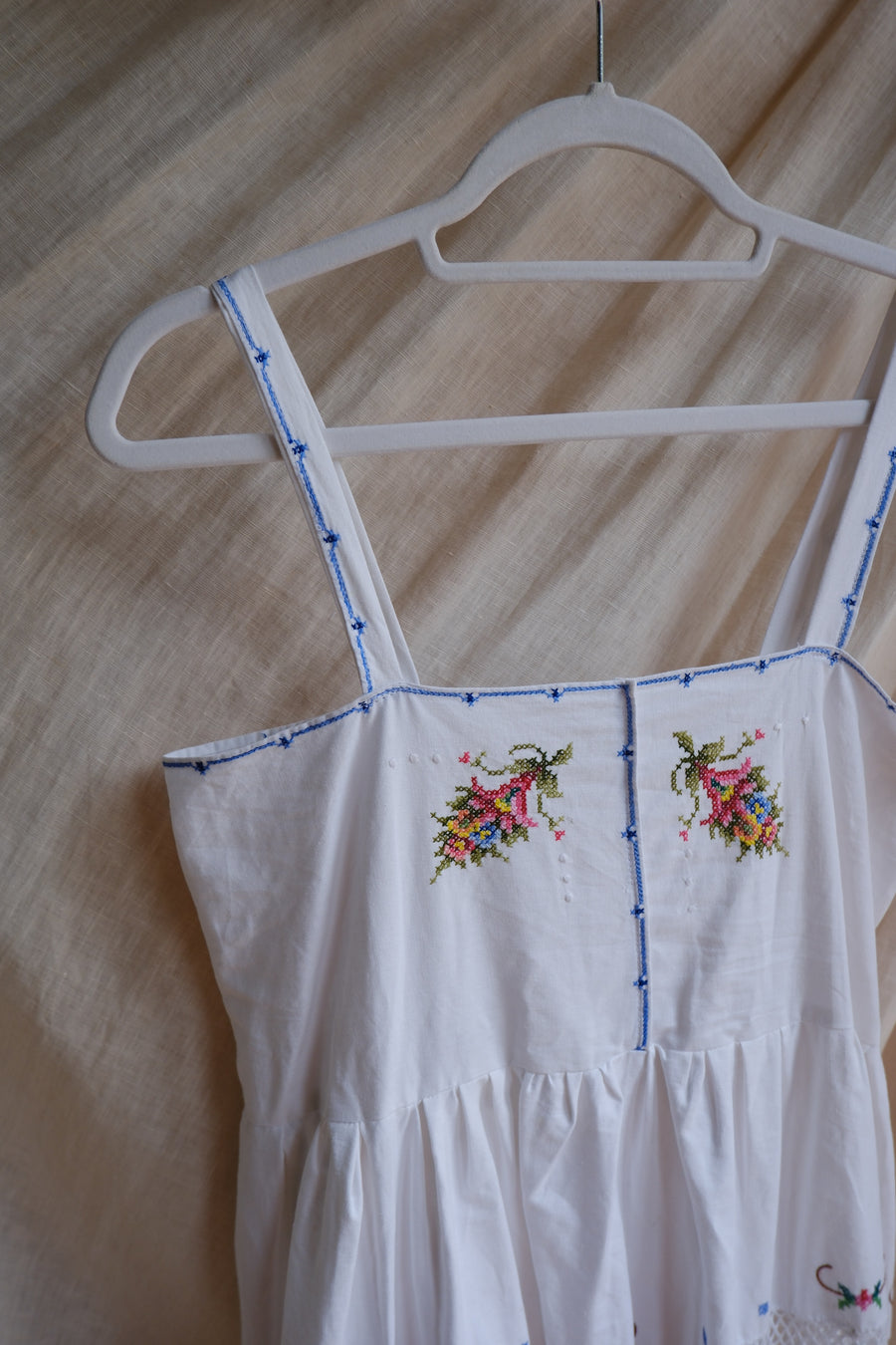 Reworked Embroidered Dress - UK 8