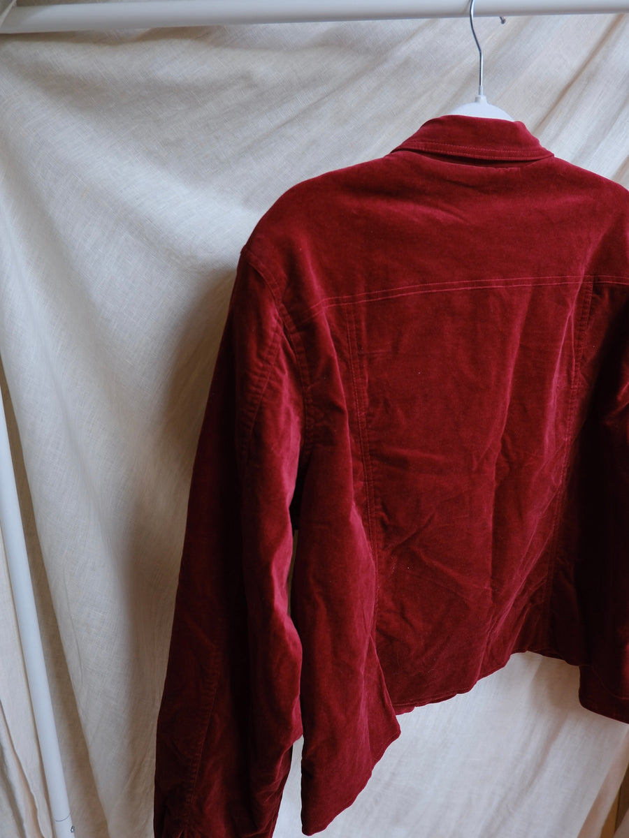Red Velvet Jacket - M-L