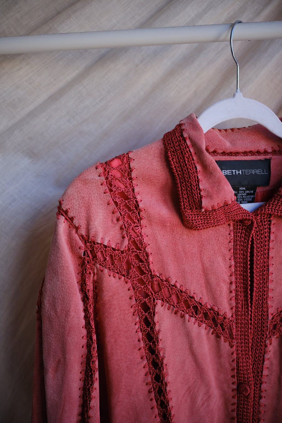 Suede & Crochet Jacket - XS/S