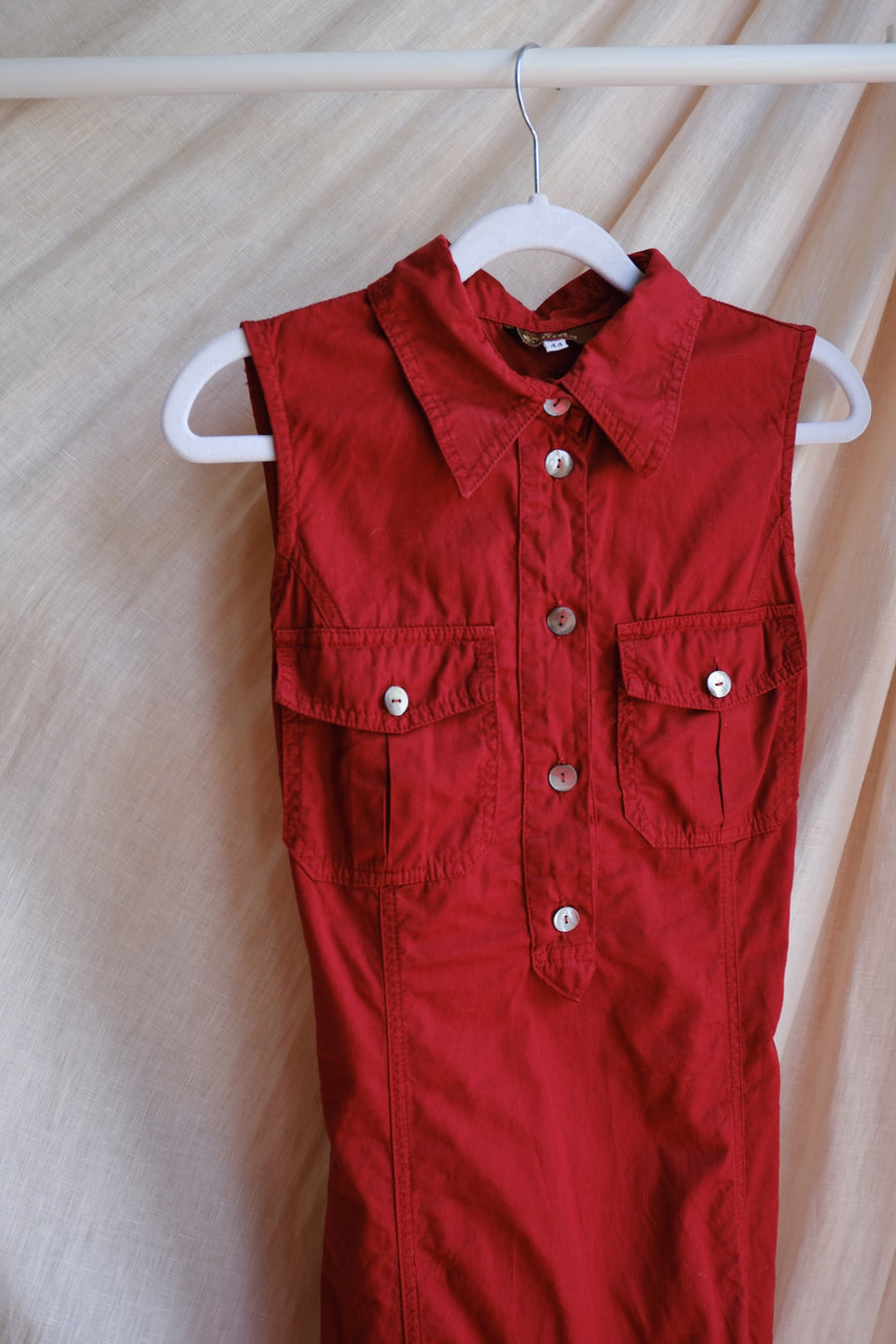 Red Maxi Dress - UK 10/12