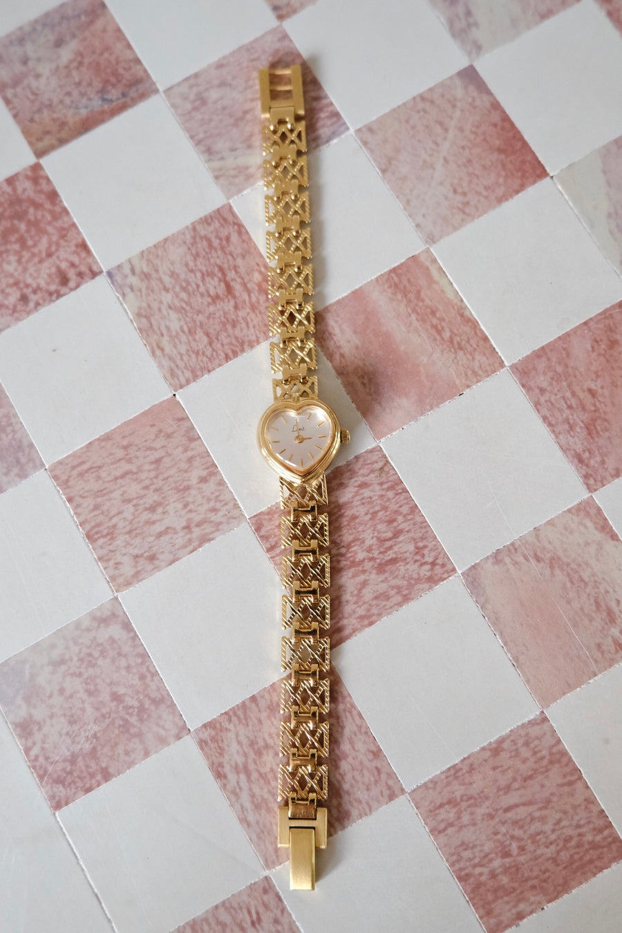 Limit Gold Plated Heart Watch