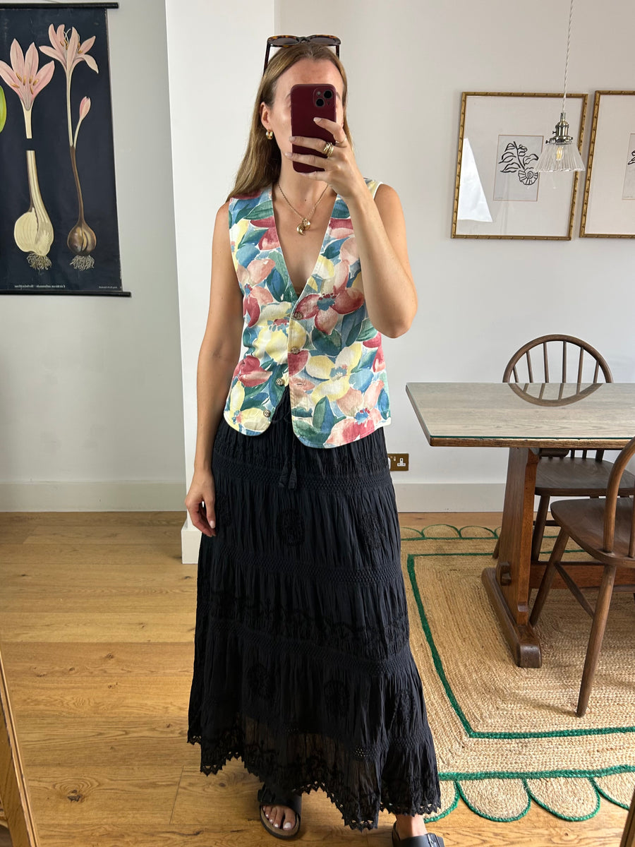Floral Waistcoat - M