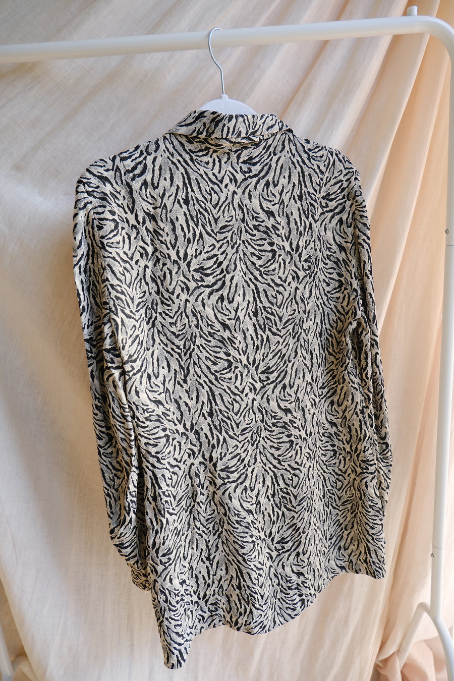 Animal Print Blazer - M