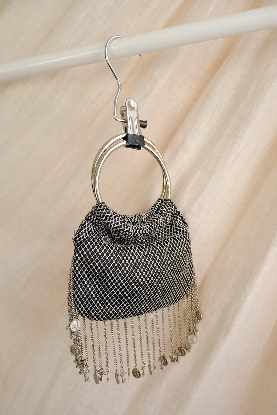 Chain & Charm Tassel Bag