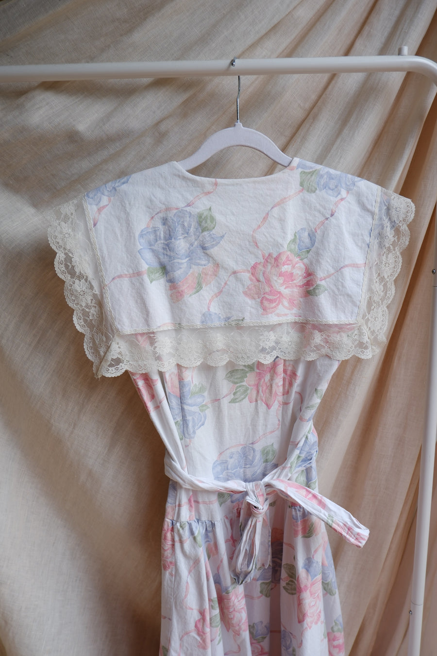 Statement Collar Floral Dress - UK 10