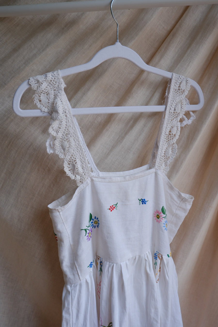 Reworked Embroidered Dress - UK 8