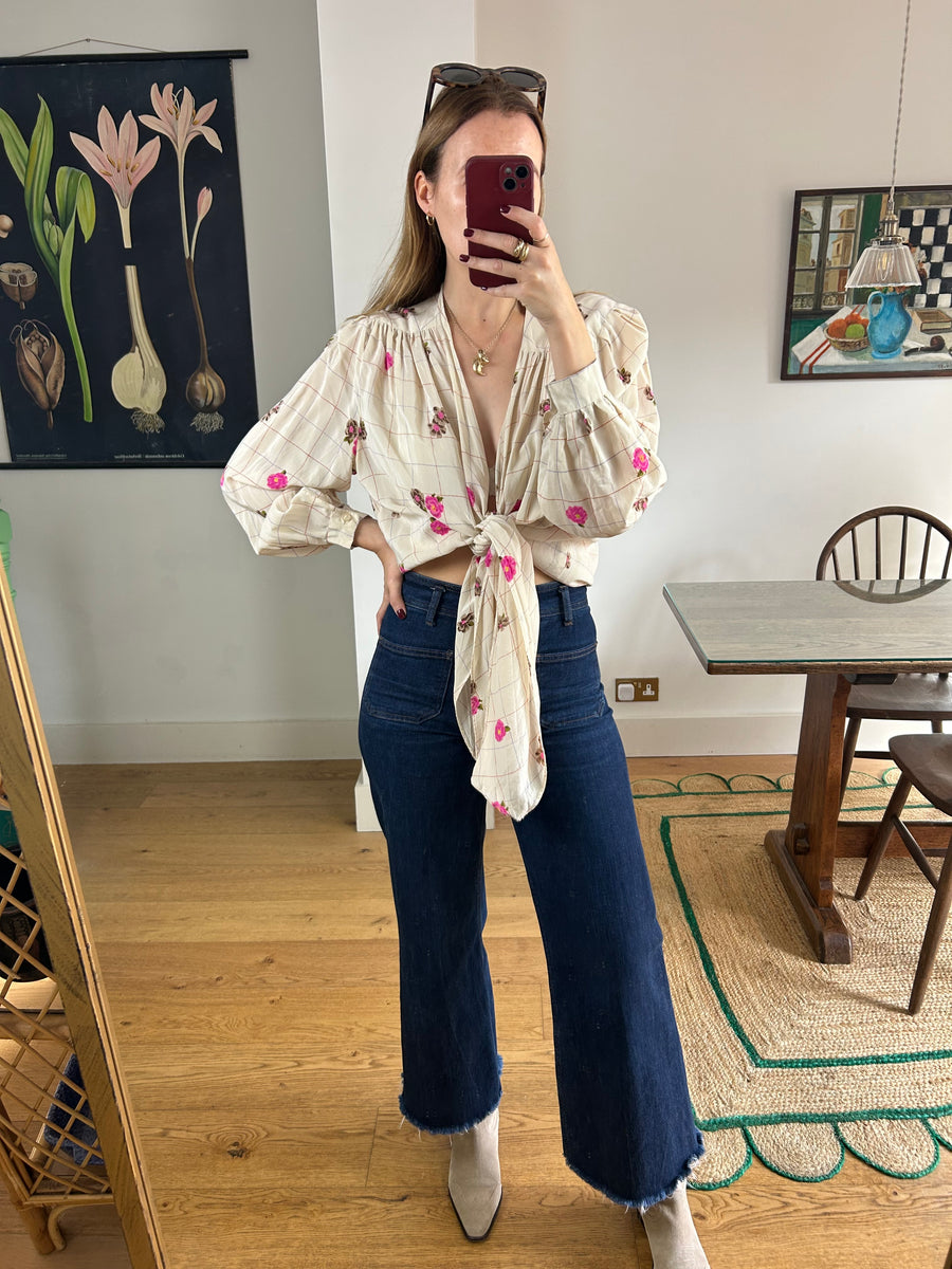 Silk Knotted Top - S-L