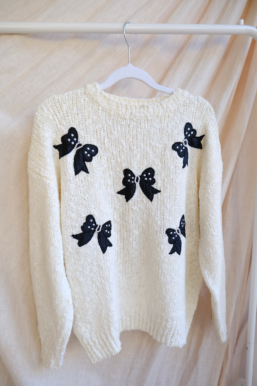 Bow Chenille Jumper - M