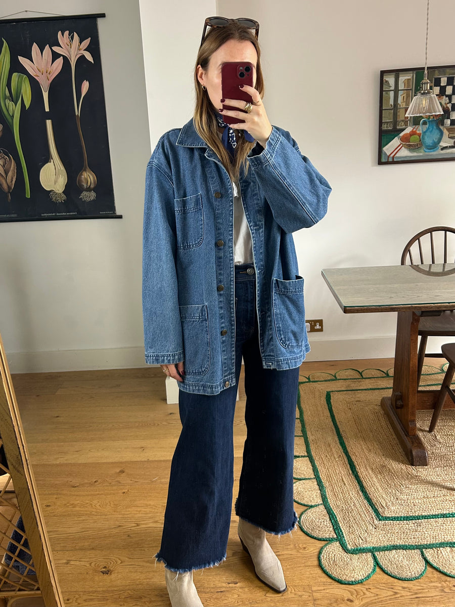 Denim Chore Jacket - L