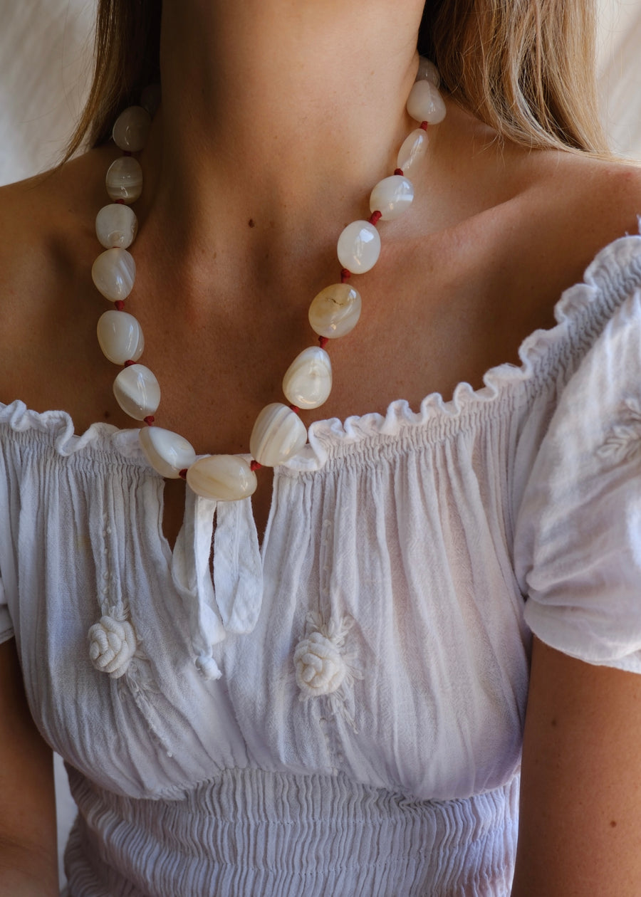 Chunky Agate Stone Necklace