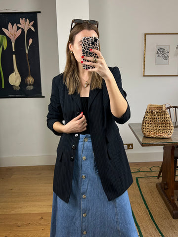 Pinstripe Blazer - S/M