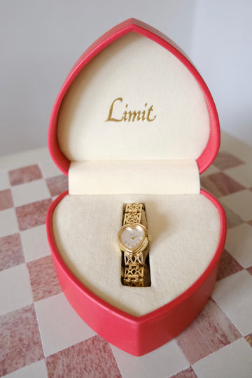 Limit Gold Plated Heart Watch