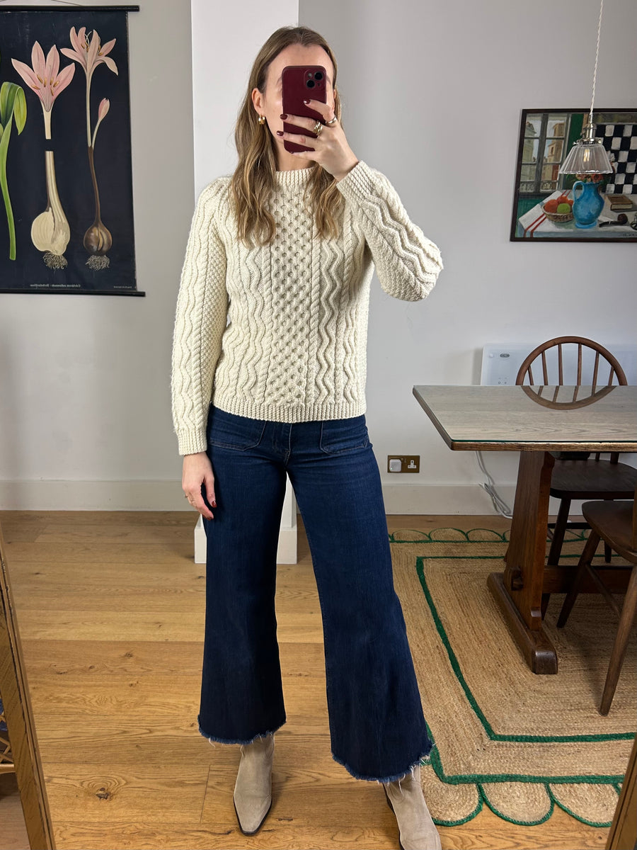 Cable Knit Jumper - S